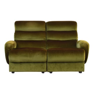 Mid-Century Modern German Modular Sofa, 1970s, Set of 2 For Sale