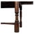 19th Century Early 20th Century Antique English Edwardian Oak Draw-Leaf Dining Table, 1890s For Sale - Image 5 of 8