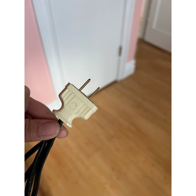 Vintage Large Acrylic Glass Tusk Table Lamp From Maison Jansen, 1970s For Sale - Image 12 of 12