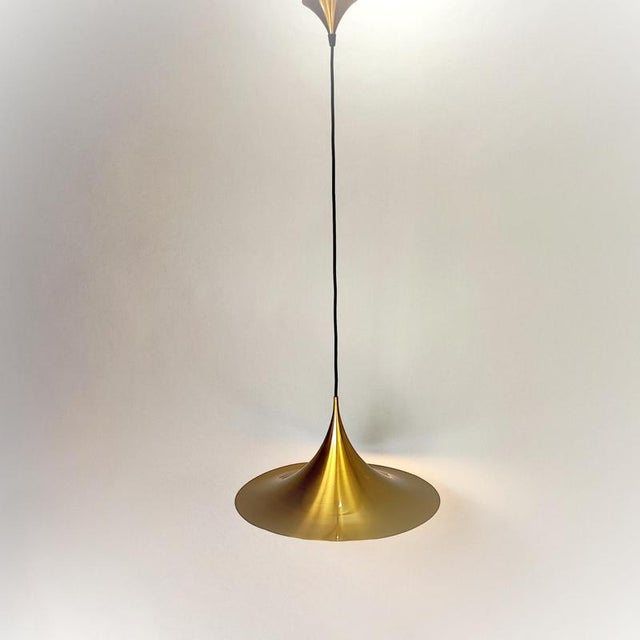 Semi Brass Pendant Light from Fog and Mørup, 1960 For Sale - Image 5 of 9