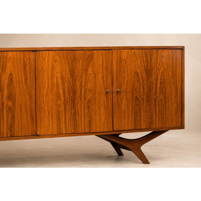 Credenza in Solid Caviúna Hardwood by Forma, Brazilian Modern, Brazil, 1960s For Sale - Image 15 of 18