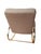 Refined Italian rocking chair designed by Guido Faleschini in the 1970s, crafted from brass with an original fabric...