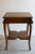 Antique Victorian Oak Square Side Parlor Table With Shelf For Sale - Image 4 of 9