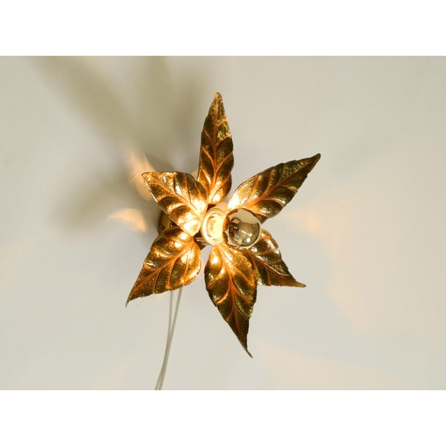 Brass Flush Mount Lamp by Willy Daro, 1970s For Sale - Image 10 of 18