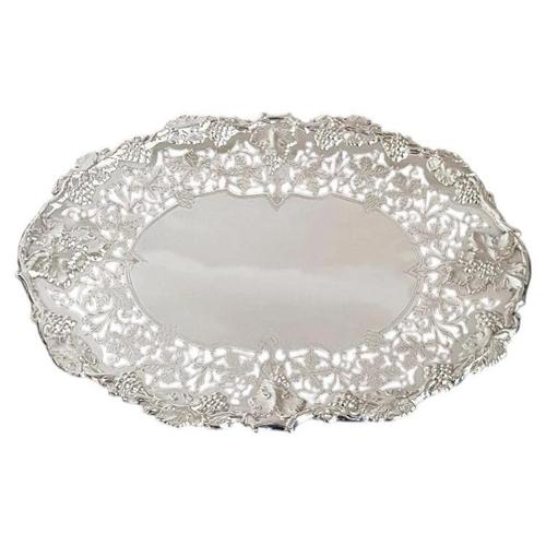 George VI Pierced Sterling Silver Compotier, Sheffield, 1940 For Sale - Image 14 of 14