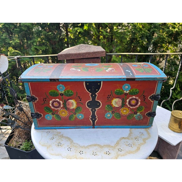 Antique Scandinavian Chest, 1890s For Sale - Image 11 of 11