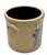 Late 19th Century Excellent Antique 1870s American Blue Double Flower Decorated 3 Gallon Stoneware Crock by J Fisher in Lyons New York For Sale - Image 5 of 16