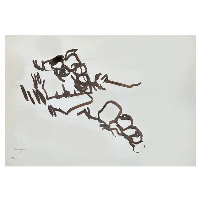 Eduardo Chillida, Concordancia, 1960, Original Lithograph, 1960s For Sale
