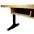 Mid-Century Modern Vintage 1950s Maple Student Desk With Black Steel Legs and Cubby Storage For Sale - Image 3 of 9