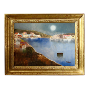 Lido Bettarini Amalfi C. 1990 Painting