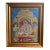 1950s Mid Century Tanjore Painting Krishna South India Indian Gold Thanjavur Framed Antique Vintage For Sale