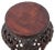 Chinese Carved Hardwood Pedestal Table For Sale - Image 4 of 4