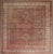 Persian Zabihi Collection Worn Persian Large Square Tribal Shiraz Rug For Sale - Image 3 of 10