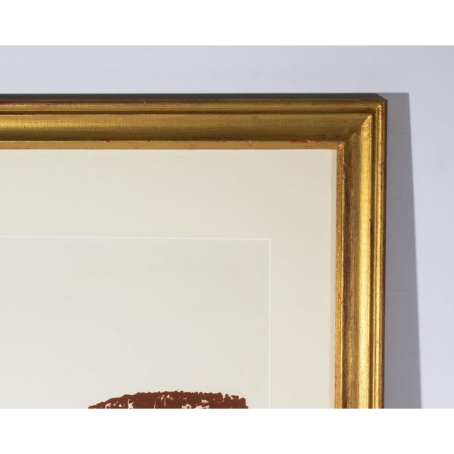 Abstract 1951 “Self Portraits #3” Stone Lithograph by Martin Barooshian For Sale - Image 3 of 9