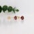 Modern Garnet Martini Solitaire Stud Earrings in Solid 14k Gold - 2 Pieces For Sale - Image 3 of 6