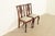 Baker Furniture Company Henredon Style Georgian Carved Mahogany Side Chairs or Dining Chairs, Pair For Sale - Image 4 of 13
