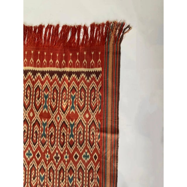 A very large Irate Textile from the Toraja tribes of Sulawesi, Indonesia. The Toraja tribes people are an ethnic and...