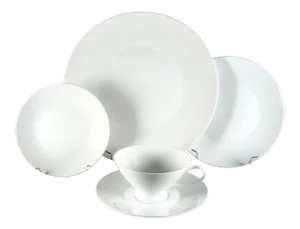 Mid Century Rosenthal Classic Modern White Service for 4 Dinnerware - 20 Piece Set