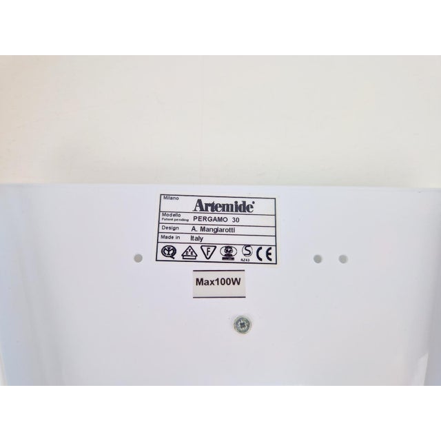 Vintage Pergamo 30 Wall Lamp by A. Mangiarotti for Artemide, Italy, 1980s For Sale - Image 14 of 17