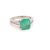 Diamond Emerald Ring 14Karat Gold 2.55 TCarat Women Certified For Sale In New York - Image 6 of 7
