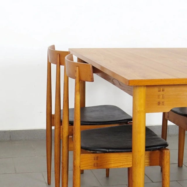 Mid-Century Modern Dining Set by Alan Fuchs for Uluv Krásná Jizba, 1960s, Set of 5 For Sale - Image 3 of 9