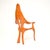 1970s Italian Sculptural Armchair in Elm, 1970s For Sale - Image 5 of 11