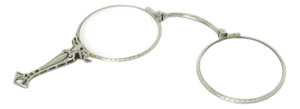 Art Deco Tiffany & Co. Platinum Folding Lorgnette Magnify Glasses