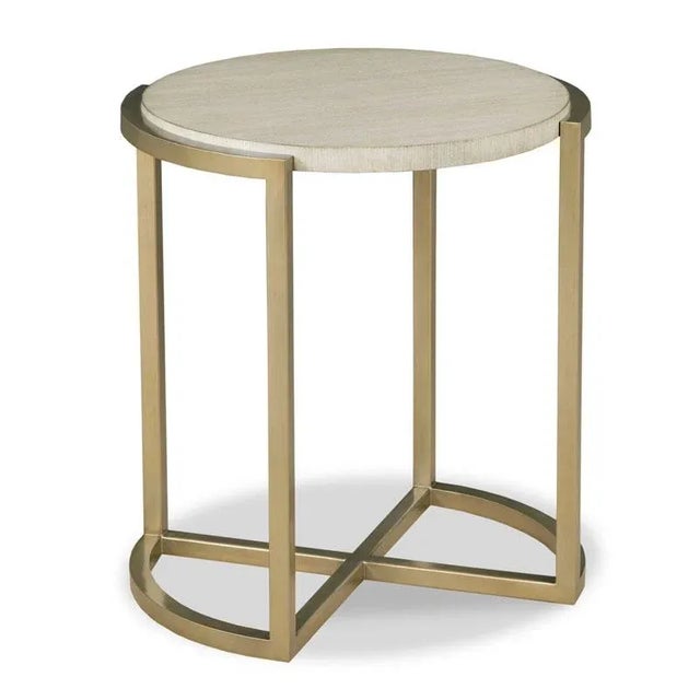 Modern Woodbridge Furniture Janus Side Table For Sale - Image 3 of 3
