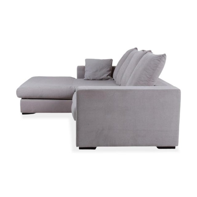 Boconcept Cenova Fabric Corner Sofa Grey Sofa Couch For Sale - Image 11 of 12