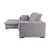 Boconcept Cenova Fabric Corner Sofa Grey Sofa Couch For Sale - Image 11 of 12