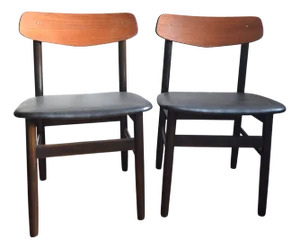 Set of Danish Chairs, 1950s