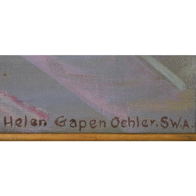 Spring Bouquet, Mid Century Floral Still-Life by Helen Gapen Oehler For Sale - Image 10 of 11