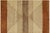 Contemporary Gabbeh Tan/Rust Wool Rug - 4'1'' X 5'8'' For Sale - Image 9 of 10