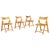Scandinavian Modern Pine Folding Chairs in the style of Rainer Daumiller, 1970s, Set of 4 For Sale - Image 10 of 10