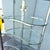 Postmodern Sculpted Brushed Metal Etagere/Bookshelf With Tear Drop Glass Shelves For Sale - Image 12 of 12