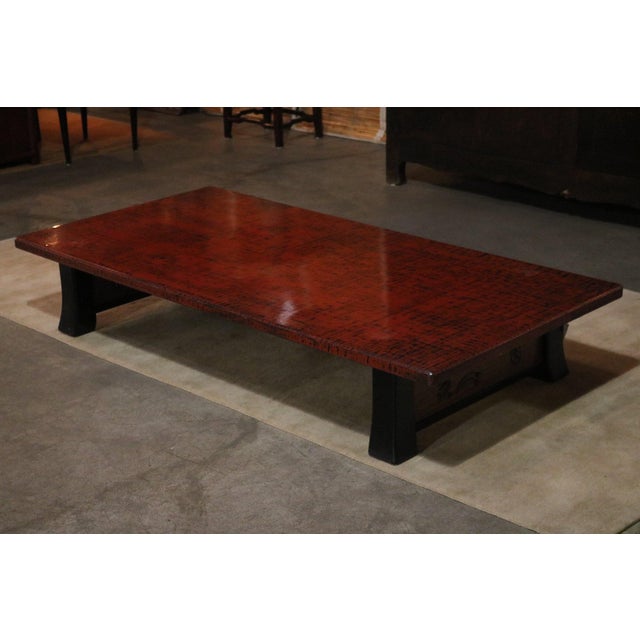 Japanese Red Lacquer Coffee Table With Black Legs Chairish A black company (aka black corporation or black business) is buraku kigyō ブラック（） 企業（きぎょう） in japanese. japanese red lacquer coffee table with black legs