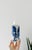Bjorn Wiinblad Mini Bjørn Wiinblad Mid Century Modern Blue and White Glazed Porcelain Vase For Sale - Image 4 of 8