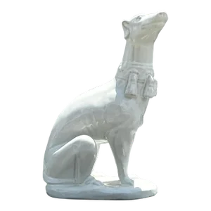 Vintage Regency Blanc De Chine Greyhound