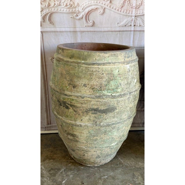 Mediterranean Barrel Olive Jars, Patinated Terracotta For Sale - Image 12 of 13
