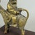 Brass Statue of Man on Donkey with Wooden Base, 20th Century For Sale - Image 9 of 11