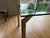 2010s Seccose Modern Industrial Metra Dining Table: Glass on Brushed Aluminum For Sale - Image 5 of 8