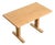 Pine Dining Table for Les Arcs, France, 1970s For Sale