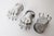 Polished Aluminum Shape of Lion Paws Towel Holders, 1980s, Set of 3 For Sale - Image 10 of 11