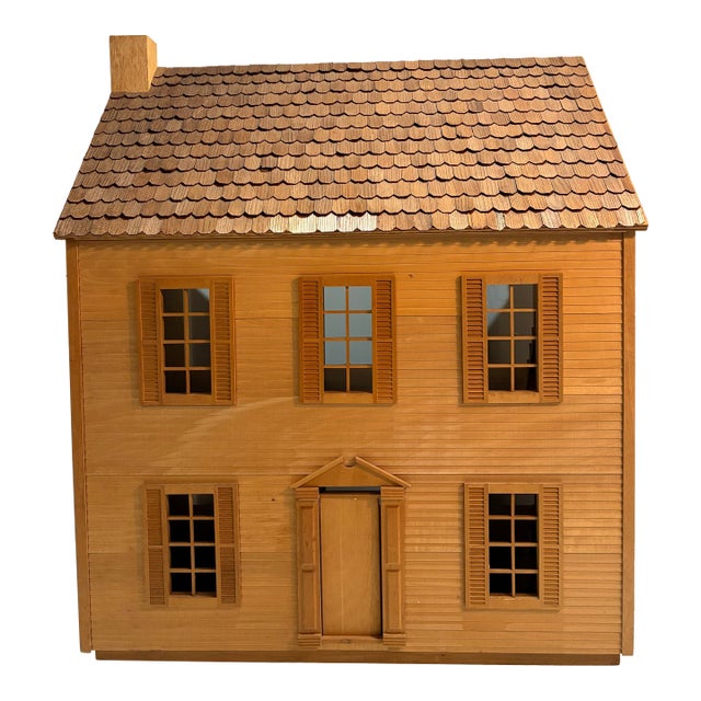 Vintage Wooden Dollhouse For Sale