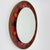 Vintage Round Ceramic Mirror, 1970s, in Good conditions. Designed 1970 to 1979