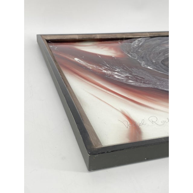 Renate Groß, Vogel Rock, 1985, Painting on Glass For Sale - Image 12 of 15