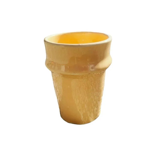 Ceramic Set of 6 Moroccan Porcelain Cups For Sale - Image 7 of 9