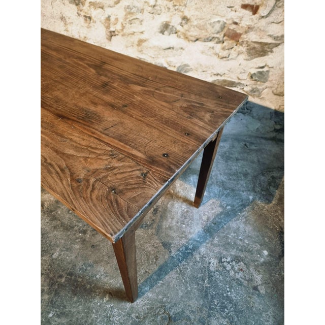 Antique Early 20th Century French Oak Dining Table, 1890s For Sale - Image 16 of 17