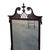Antique 1920s Chippendale Carved Mahogany Wall Mirror Pediment Crest Mirror For Sale - Image 10 of 16