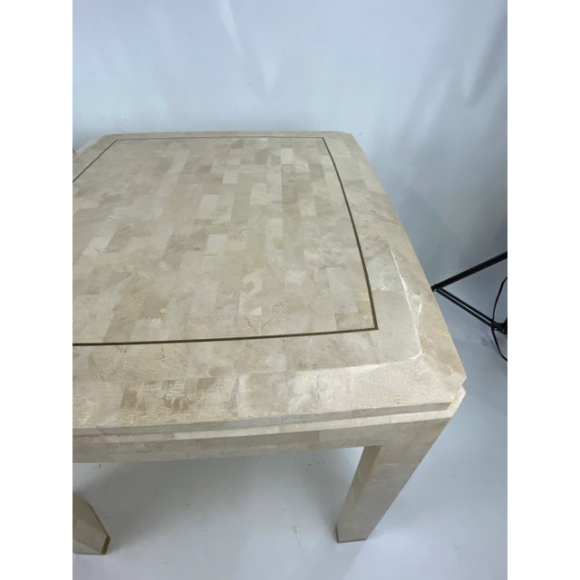 Mid-Century Tessellated Side Tables by Maitland Smith - a Pair For Sale - Image 12 of 13